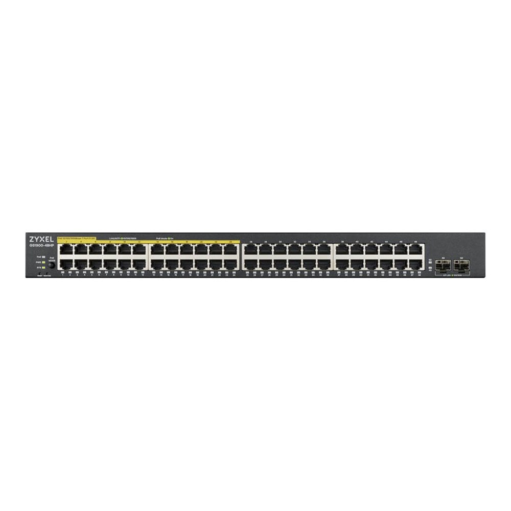 ZyXEL Zyxel GS1900 Series GS1900-48HPv2 - switch - 48 portar - smart - rackmonterbar