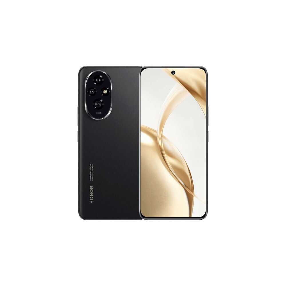 Honor Honor 200 - svart - 5G pekskärmsmobil - 512 GB - GSM