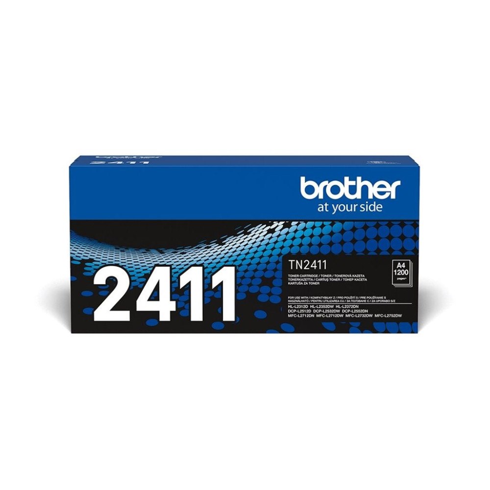 Brother Brother TN2411 - svart - original - tonerkassett