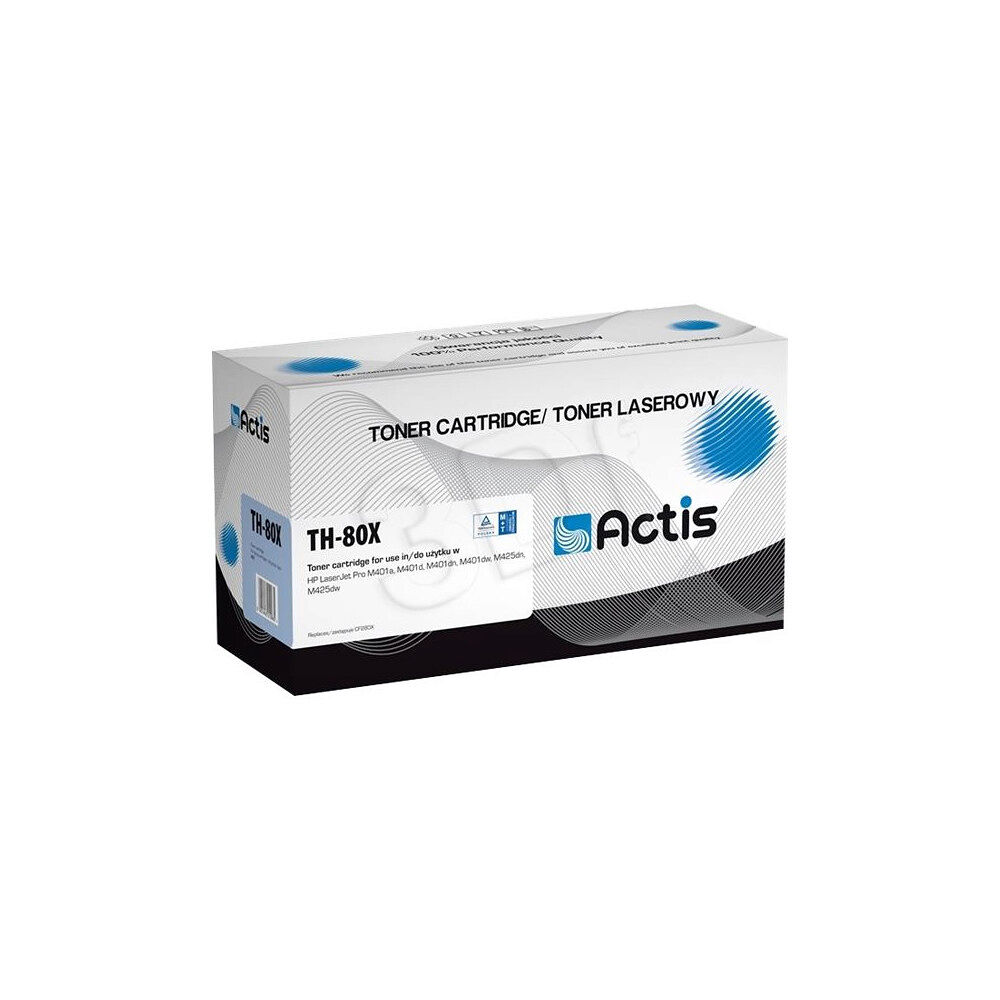 ACTIS Actis standard TH-80X - svart - kompatibel - tonerkassett (alternativ för: HP 80X, HP CF280X)