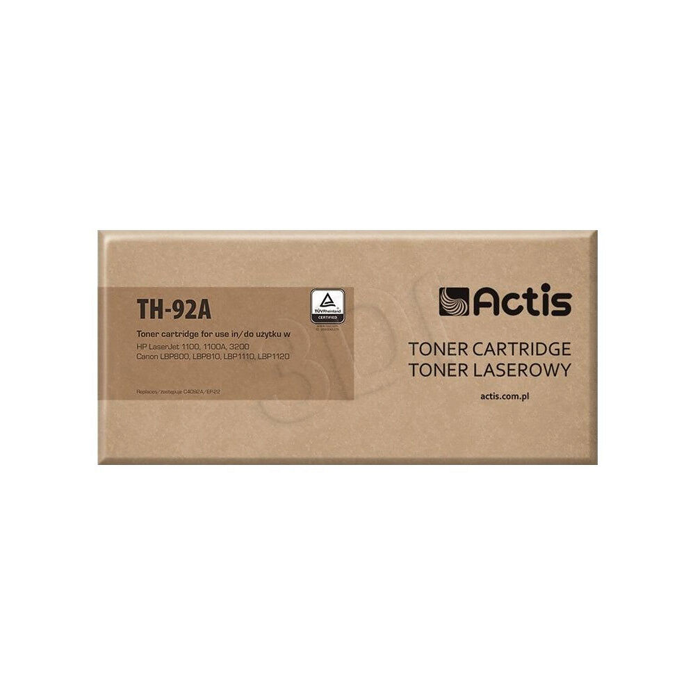 ACTIS Actis TH-92A - svart - kompatibel - tonerkassett (alternativ för: Canon EP-22, HP 92A, HP C4092A)