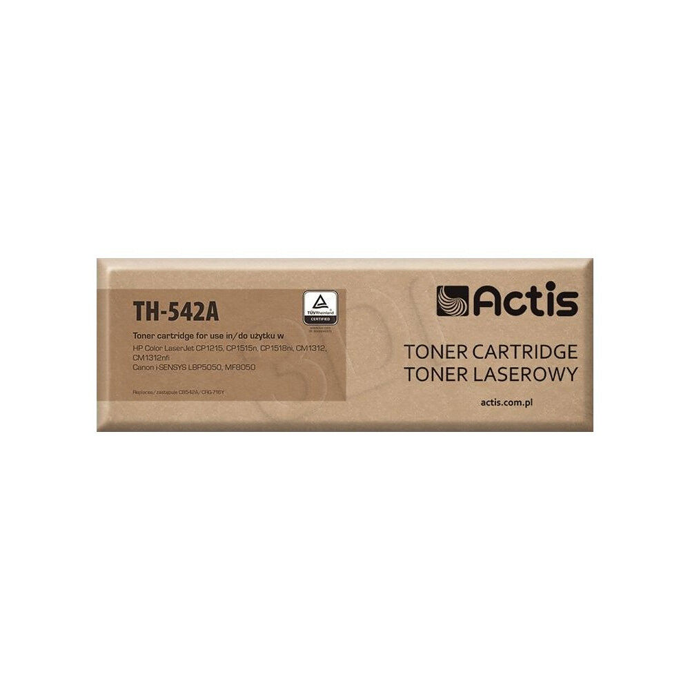 ACTIS Actis standard TH-542A - gul - kompatibel - tonerkassett (alternativ för: Canon CRG-716Y, HP 125A, HP CB542A)