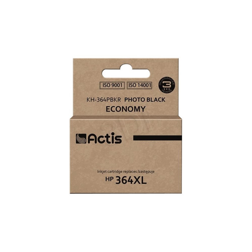 ACTIS Actis standard KH-364PBKR - foto-svart - kompatibel - återanvänd - bläckpatron (alternativ för: HP 364XL, HP CB322EE)