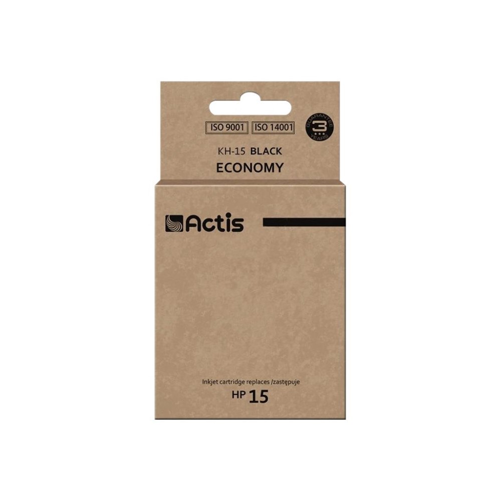 ACTIS Actis standard KH-15 - svart - kompatibel - bläckpatron (alternativ för: HP 15, HP C6615N)