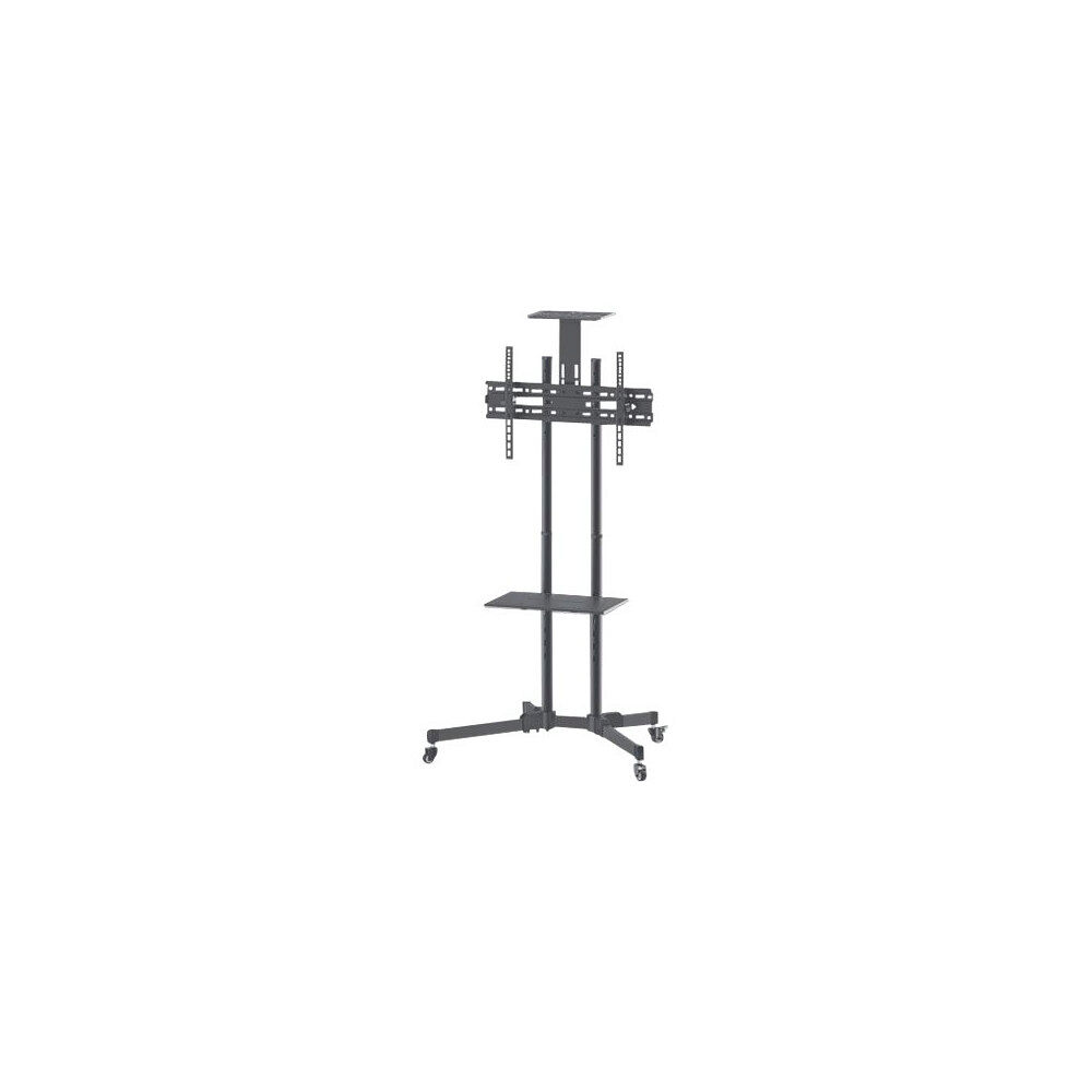 Manhattan Manhattan TV & Monitor Mount, Trolley Stand, 1 screen, Screen Sizes: 37-65", Black, VESA 200x200 to 600x400mm, Max 40kg,...