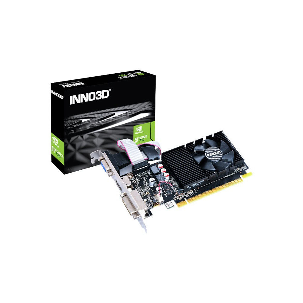 Inno3d Inno3D GeForce GT 730 LP - grafikkort - GF GT 730 - 4 GB