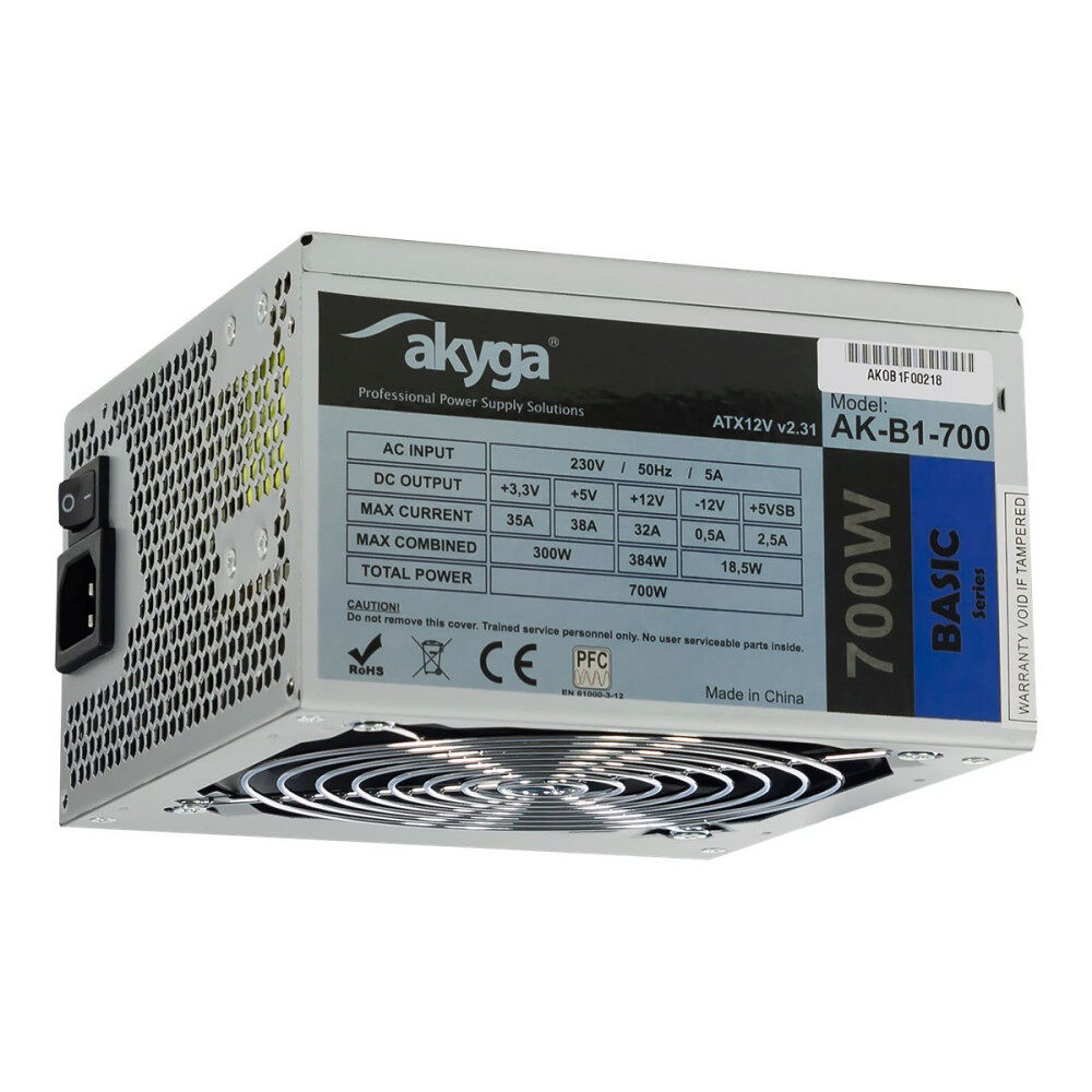 Akyga Akyga Basic Series AK-B1-700 - nätaggregat - 700 Watt