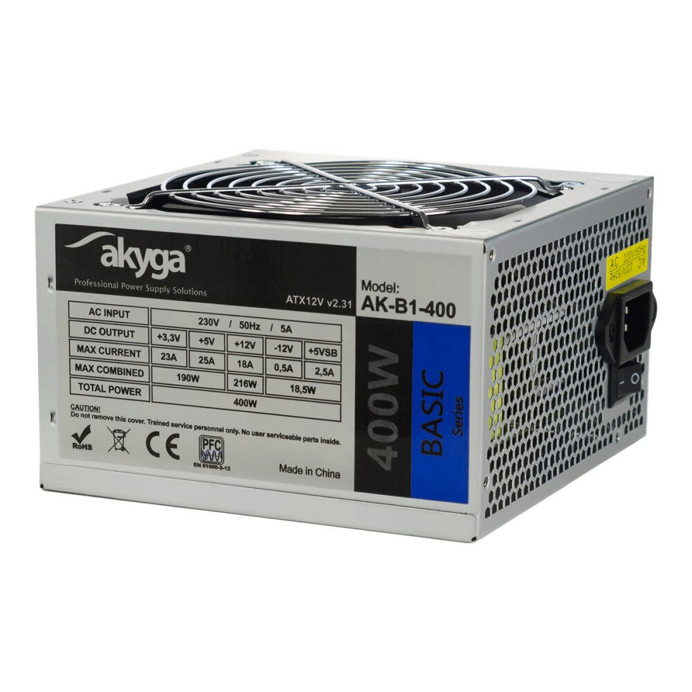 Akyga Akyga Basic Series AK-B1-400 - nätaggregat - 400 Watt