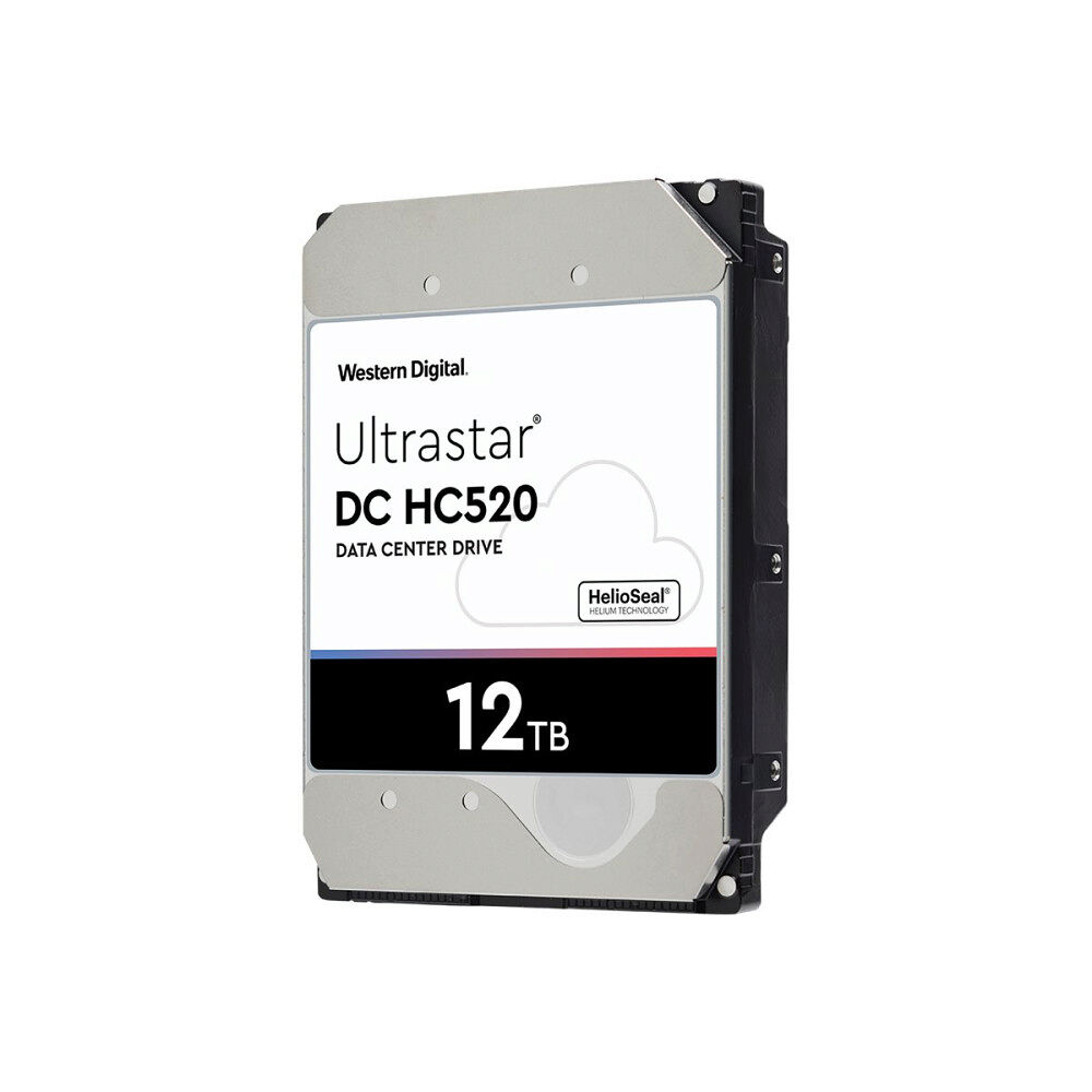 Western Digital WD Ultrastar DC HC520 HUH721212ALN604 - hårddisk - 12 TB - SATA 6Gb/s