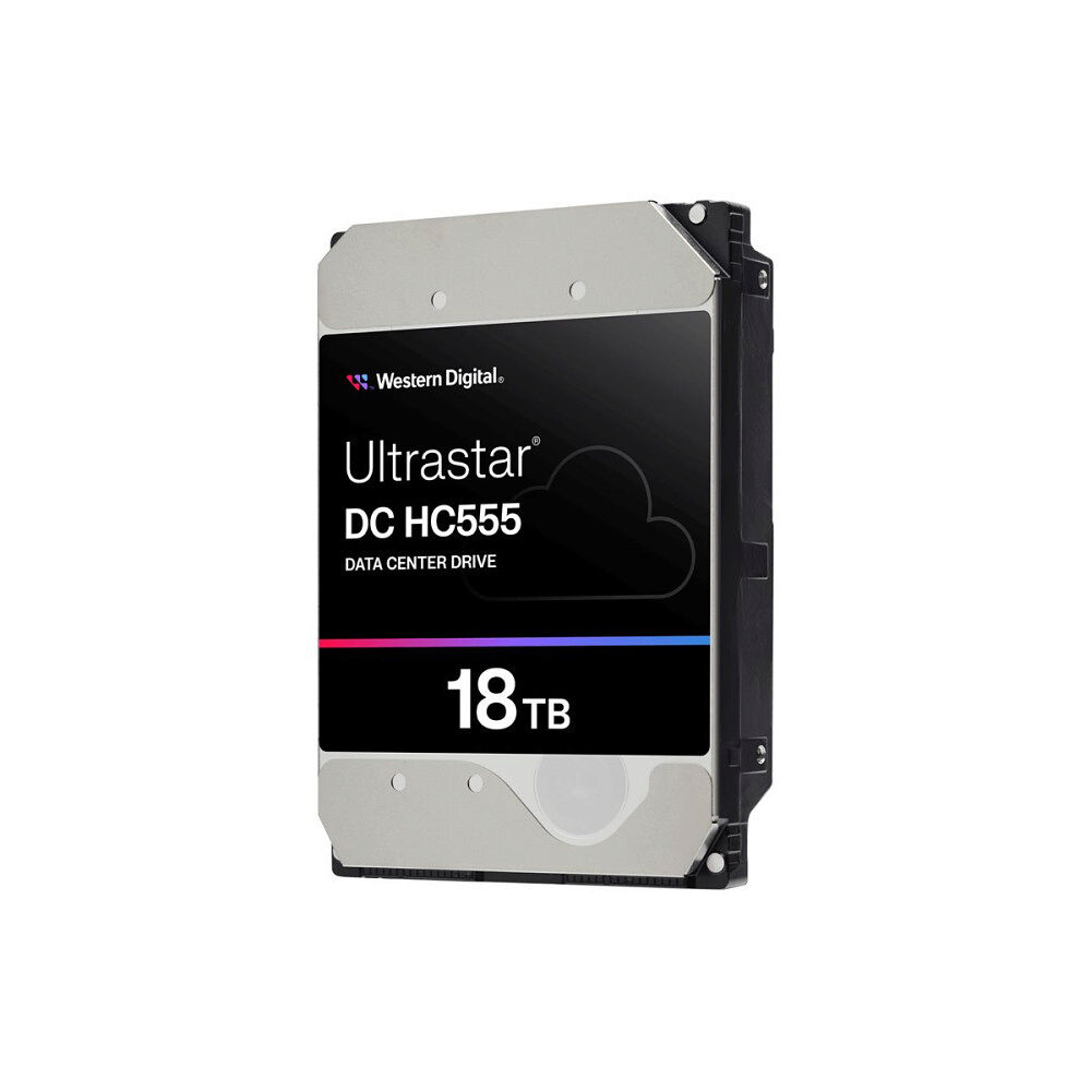 Western Digital WD Ultrastar DC HC555 - hårddisk - datacenter - 18 TB - SATA 6Gb/s