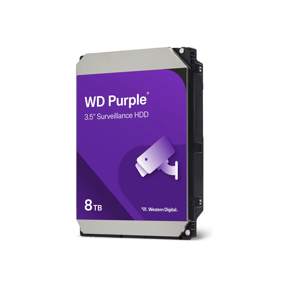 WD WD Purple WD85PURZ - hårddisk - 8 TB - SATA 6Gb/s