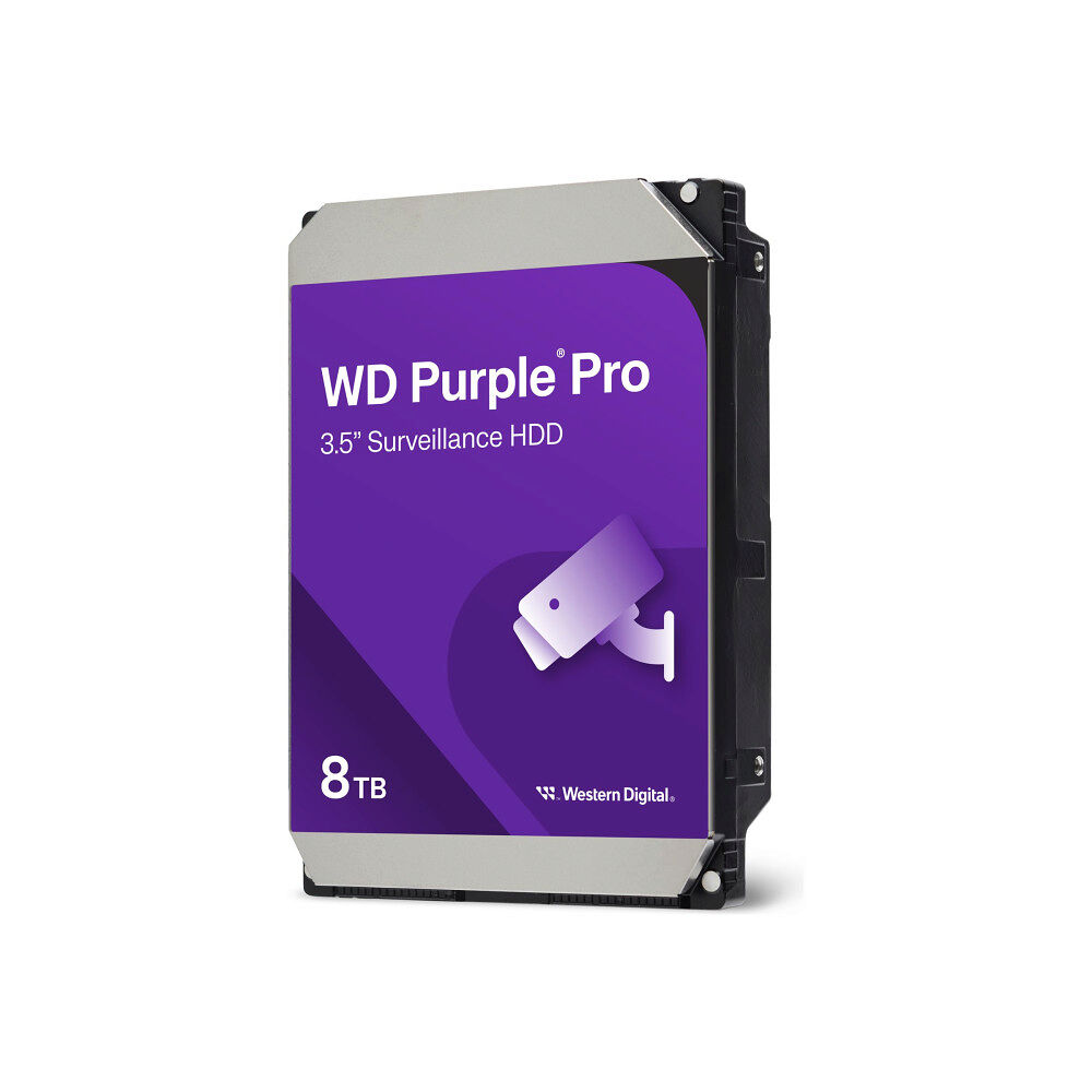 WD WD Purple Pro WD8002PURP - hårddisk - 8 TB - övervakning, smart video - SATA 6Gb/s