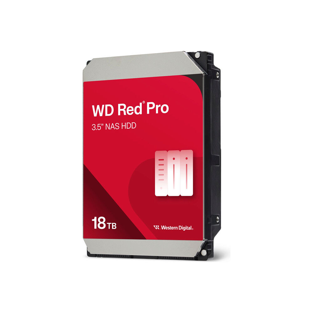 WD WD Red Pro WD181KFGX - hårddisk - 18 TB - SATA 6Gb/s