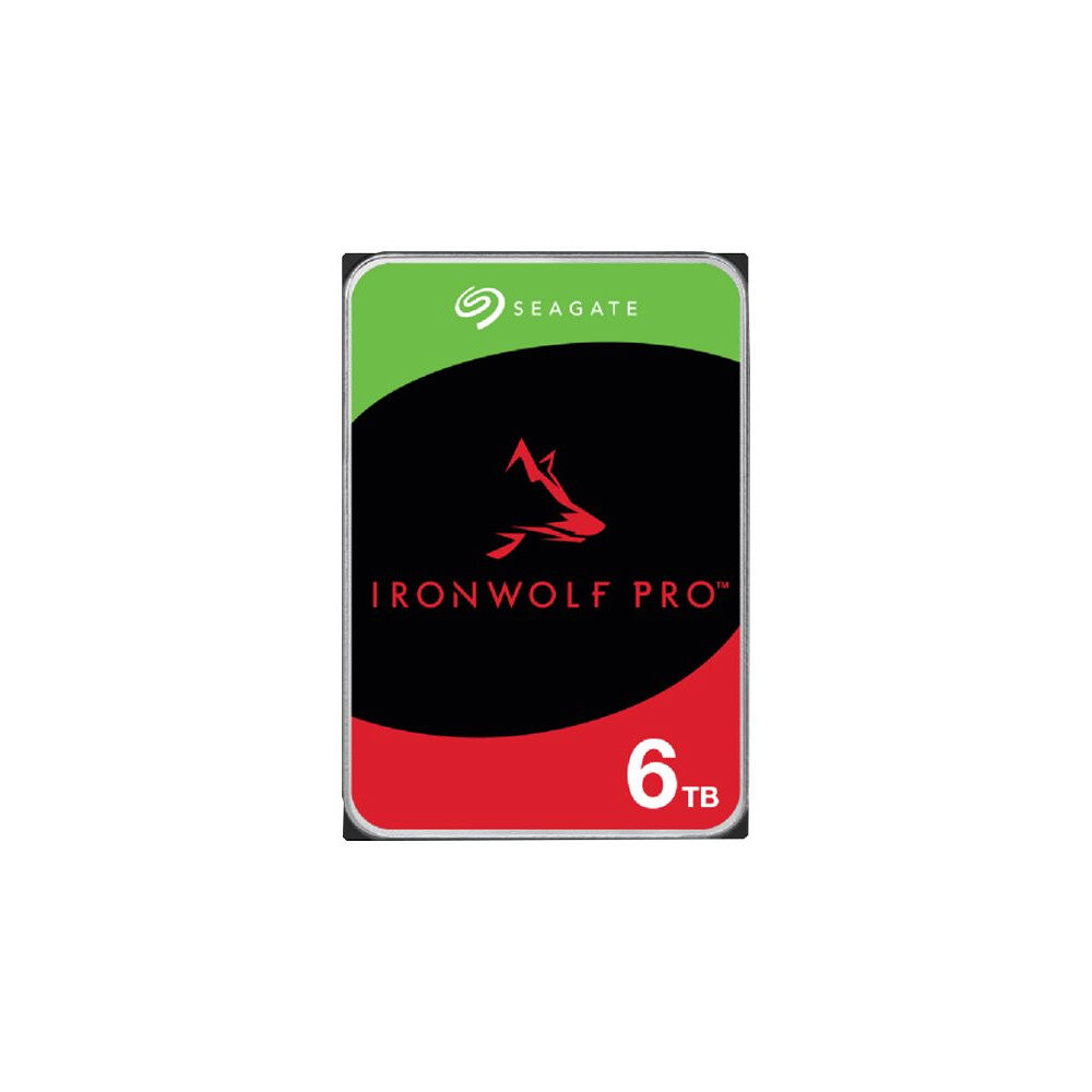 Seagate Seagate IronWolf Pro ST6000NT001 - hårddisk - 6 TB - SATA 6Gb/s