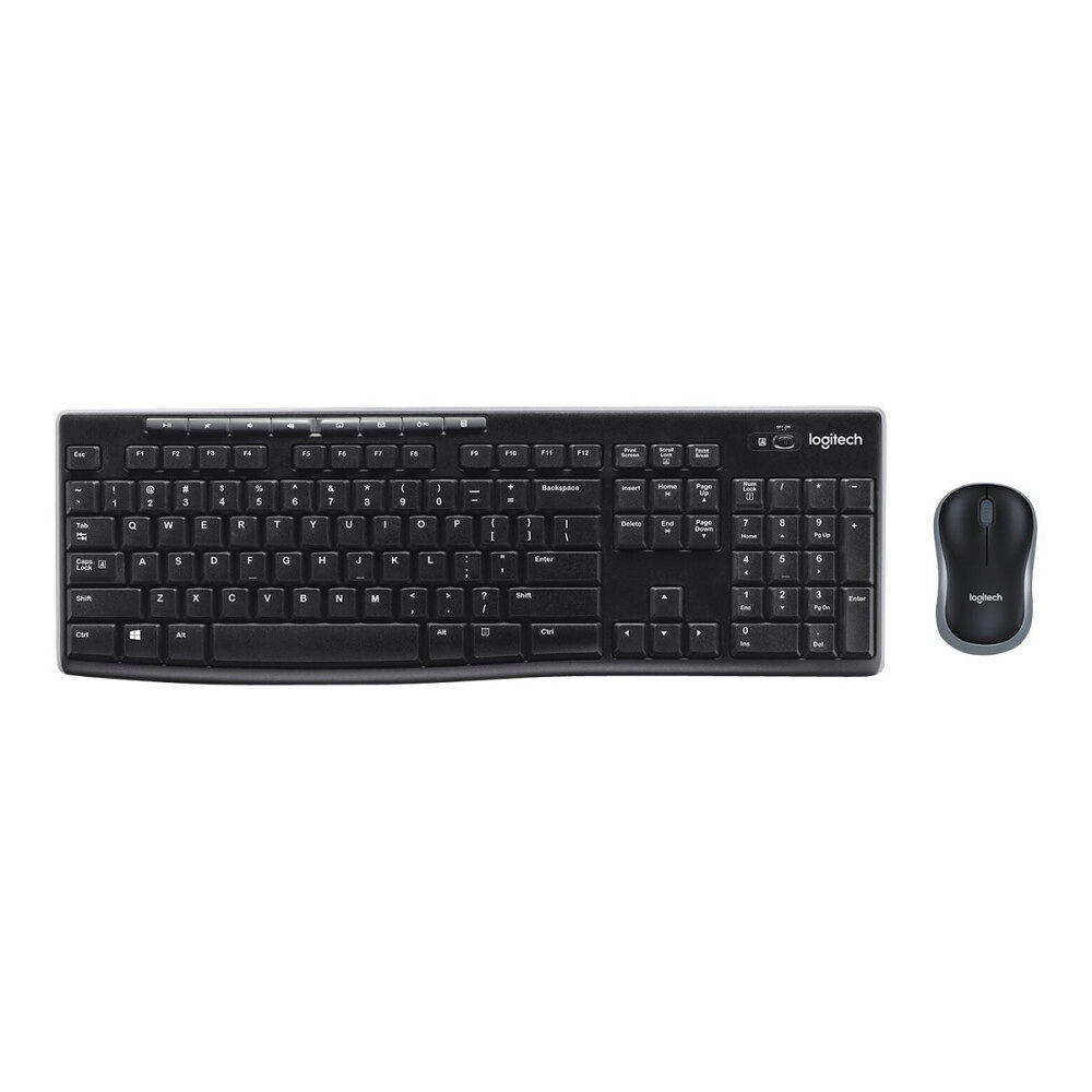 Logitech Logitech MK270 Wireless Combo - sats med tangentbord och mus - QWERTY - USA, internationellt Inmatningsenhet