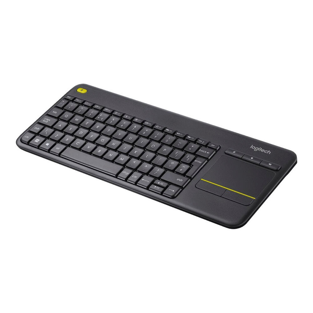 Logitech Logitech Wireless Touch Keyboard K400 Plus - tangentbord - QWERTY - USA, internationellt - svart Inmatningsenhet