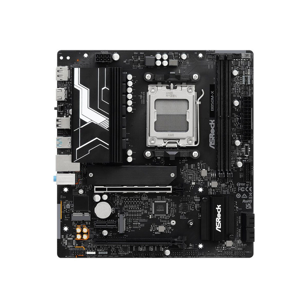 ASRock ASRock B850M-X - moderkort - micro ATX - Socket AM5 - AMD B850