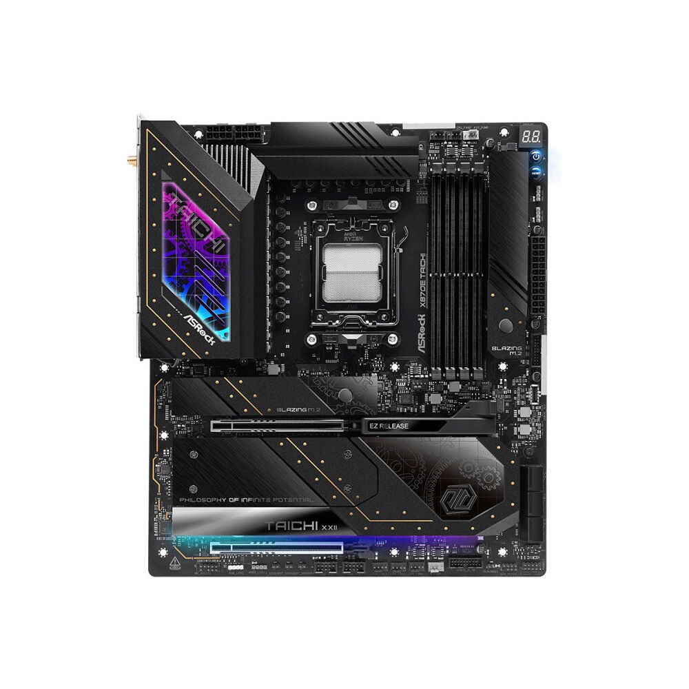 ASRock ASRock X870E Taichi - moderkort - utökad ATX - Socket AM5 - AMD X870E