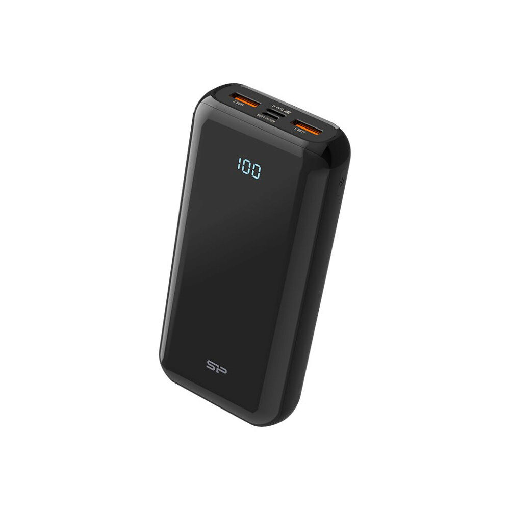 Silicon Power Silicon Power QS28 strömförsörjningsbank - Li-pol - 2 x USB, 24 pin USB-C - 18 Watt