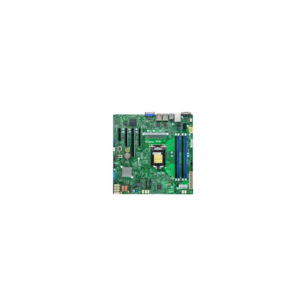 Supermicro SUPERMICRO X12STL-F - moderkort - micro ATX - LGA1200-uttag - C252