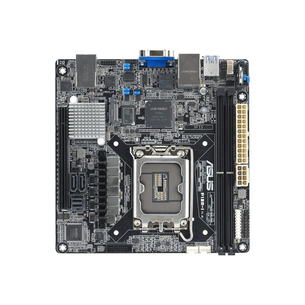 ASUS ASUS P13R-I - moderkort - mini ITX - LGA1700-uttag - C262