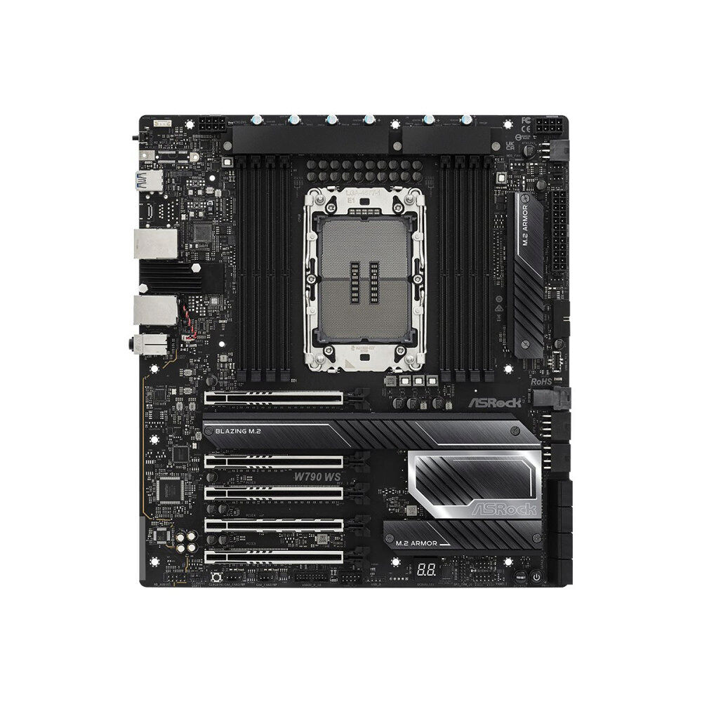 ASRock ASRock W790 WS R2.0 - moderkort - utökad ATX - LGA4677 Socket-E - W790