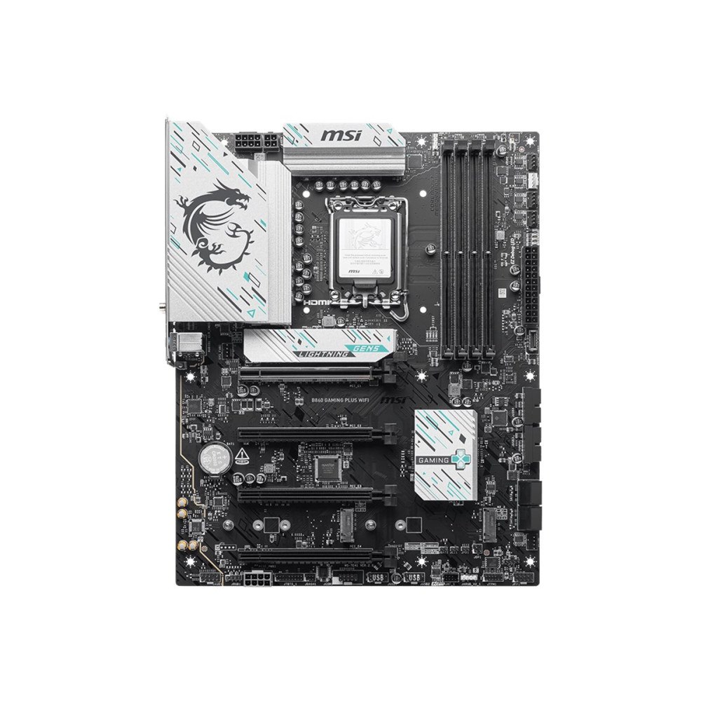 MSI MSI B860 GAMING PLUS WIFI - moderkort - ATX - LGA1851-uttag - B860