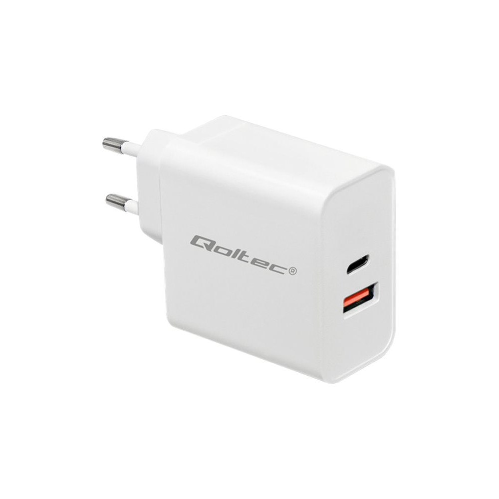 Qoltec Qoltec Mains charger strömadapter - USB, USB-C - 63 Watt