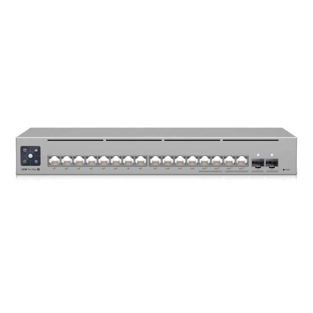 Ubiquiti Ubiquiti UniFi Switch Pro Max 16 PoE - switch - 16 portar - Administrerad - rackmonterbar
