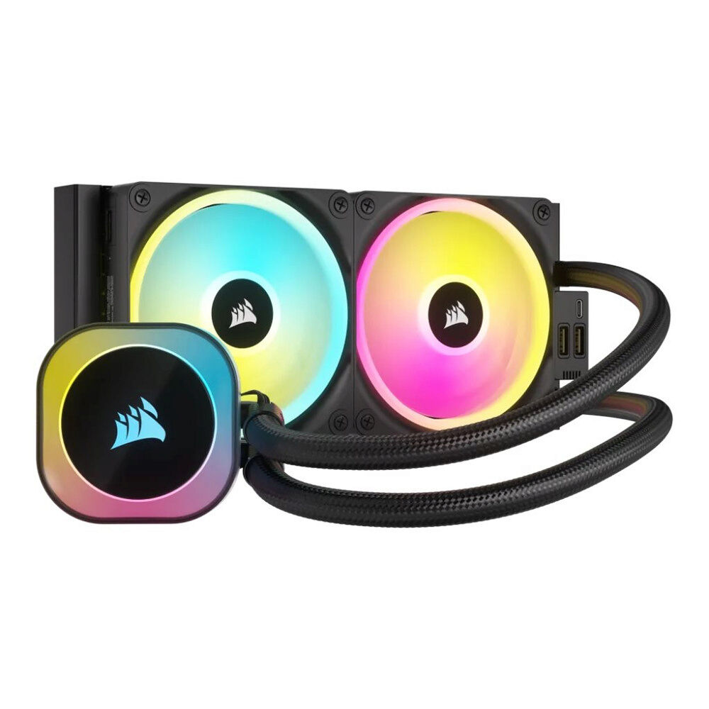 Corsair CORSAIR iCUE Link H100I RGB - kylsystem med vätska till processorn