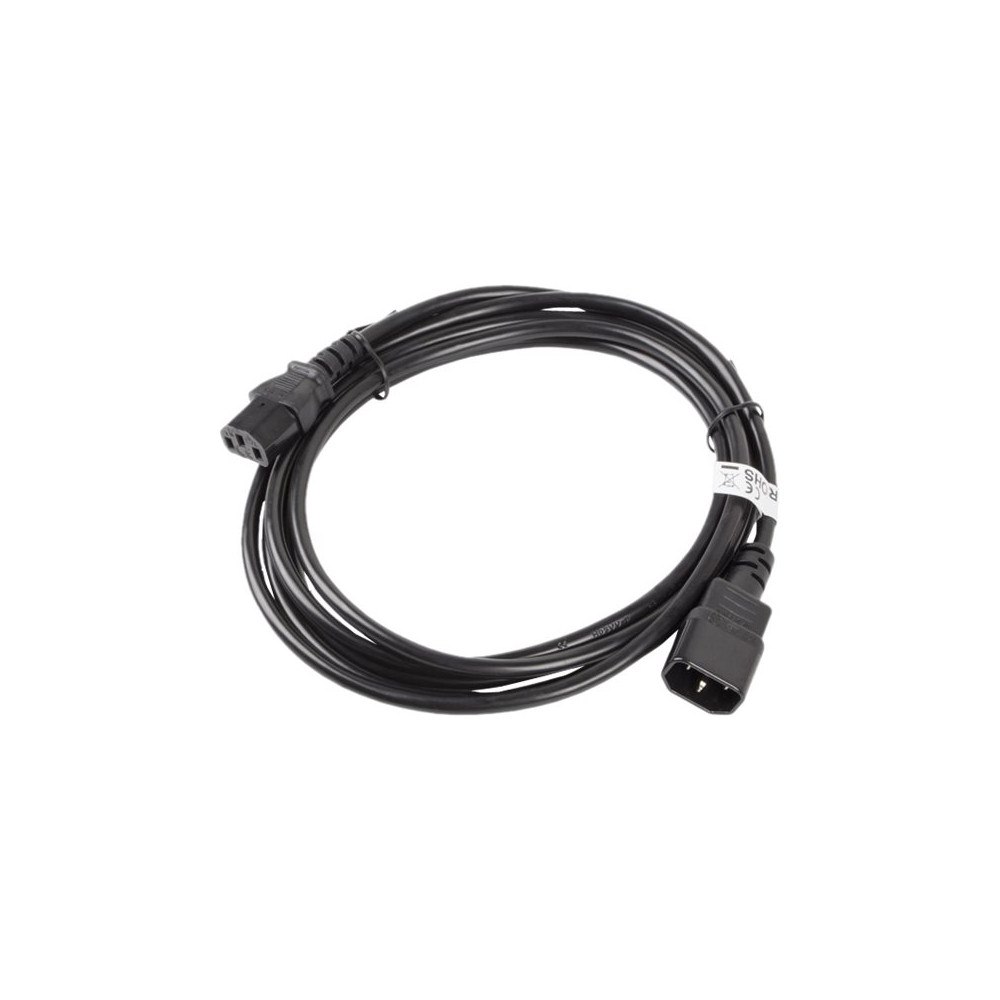 LANBERG Lanberg - förlängningskabel för ström - power IEC 60320 C13 till IEC 60320 C14 - 3 m