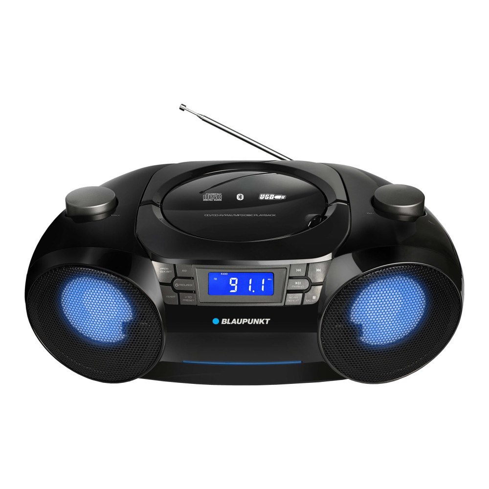 Blaupunkt Blaupunkt BB31LED - boombox - CD, USB-radio, flashminneskort, Bluetooth