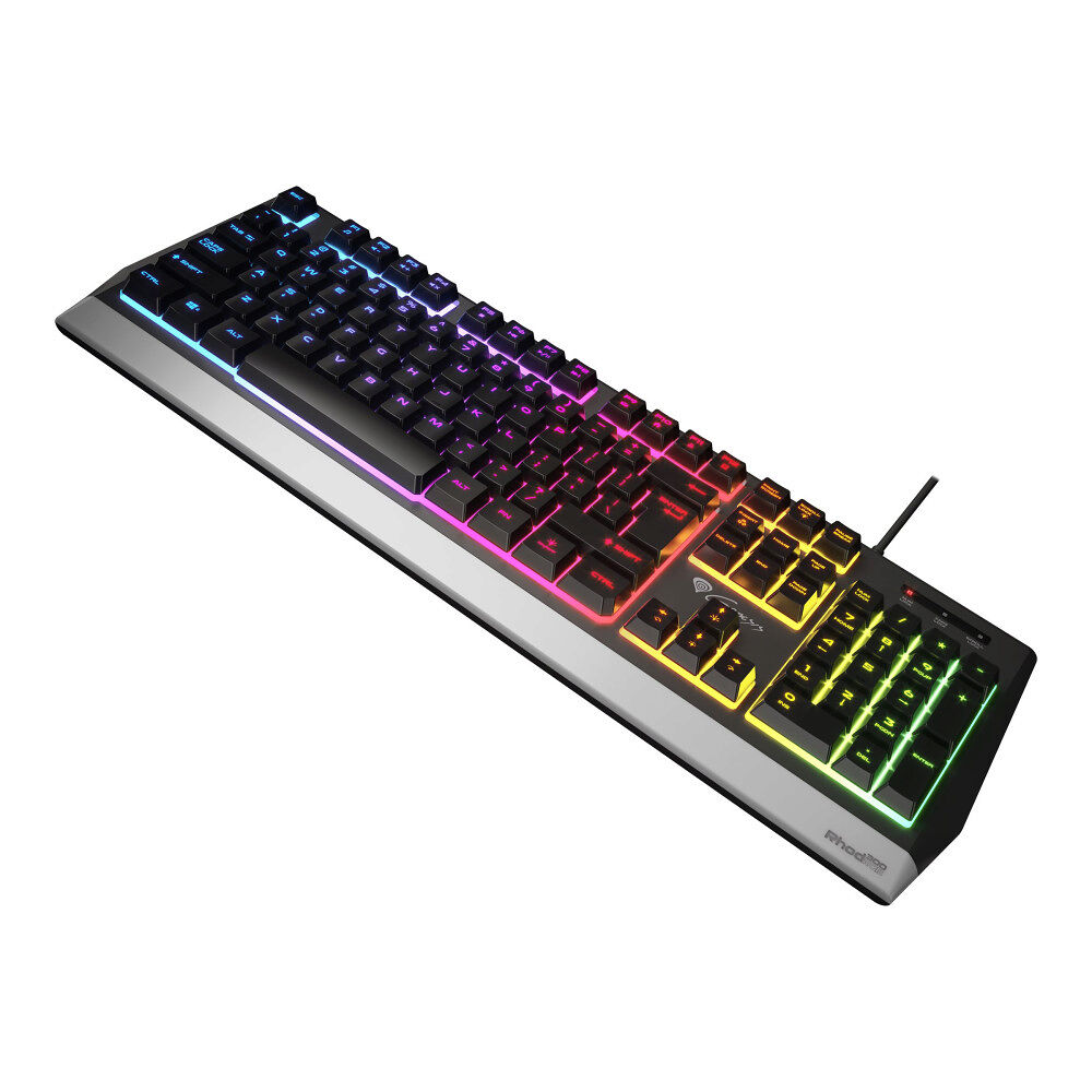 GENESIS Genesis Rhod Series 300 RGB - tangentbord - QWERTY - amerikansk - svart Inmatningsenhet