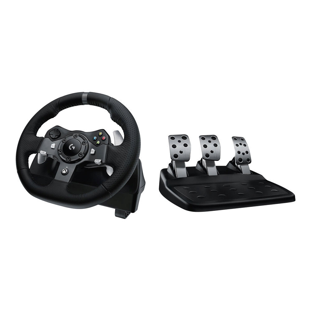 Logitech Logitech G920 Driving Force - ratt- och pedaluppsättning - kabelansluten