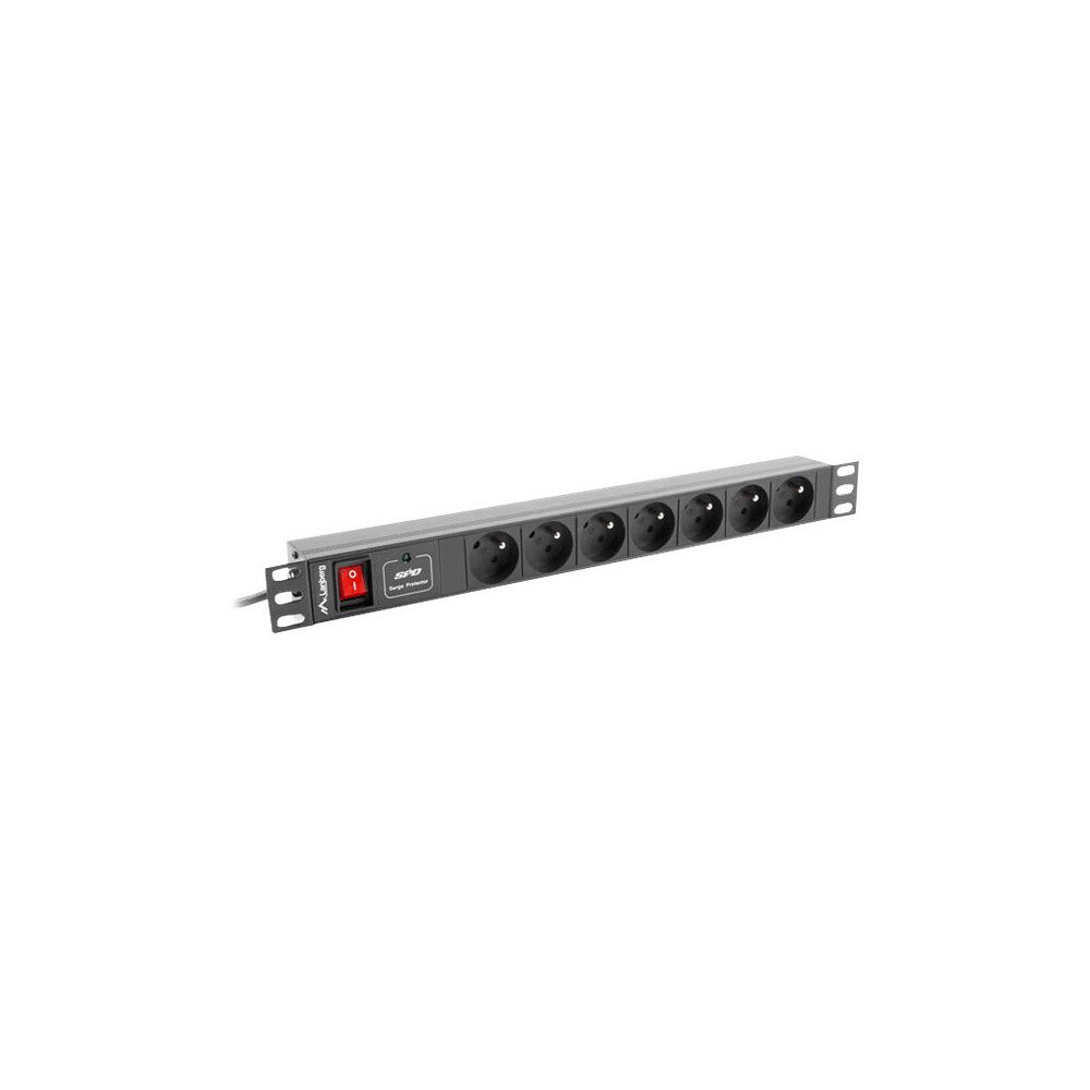 LANBERG Lanberg PDU-07E-0200-IEC-BK - kraftdistributionsenhet - 2500 Watt