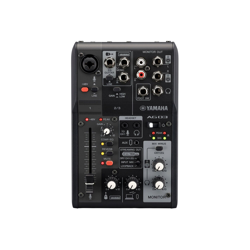 YAMAHA Yamaha AG03 MK2 live streaming mixer - 3-kanals