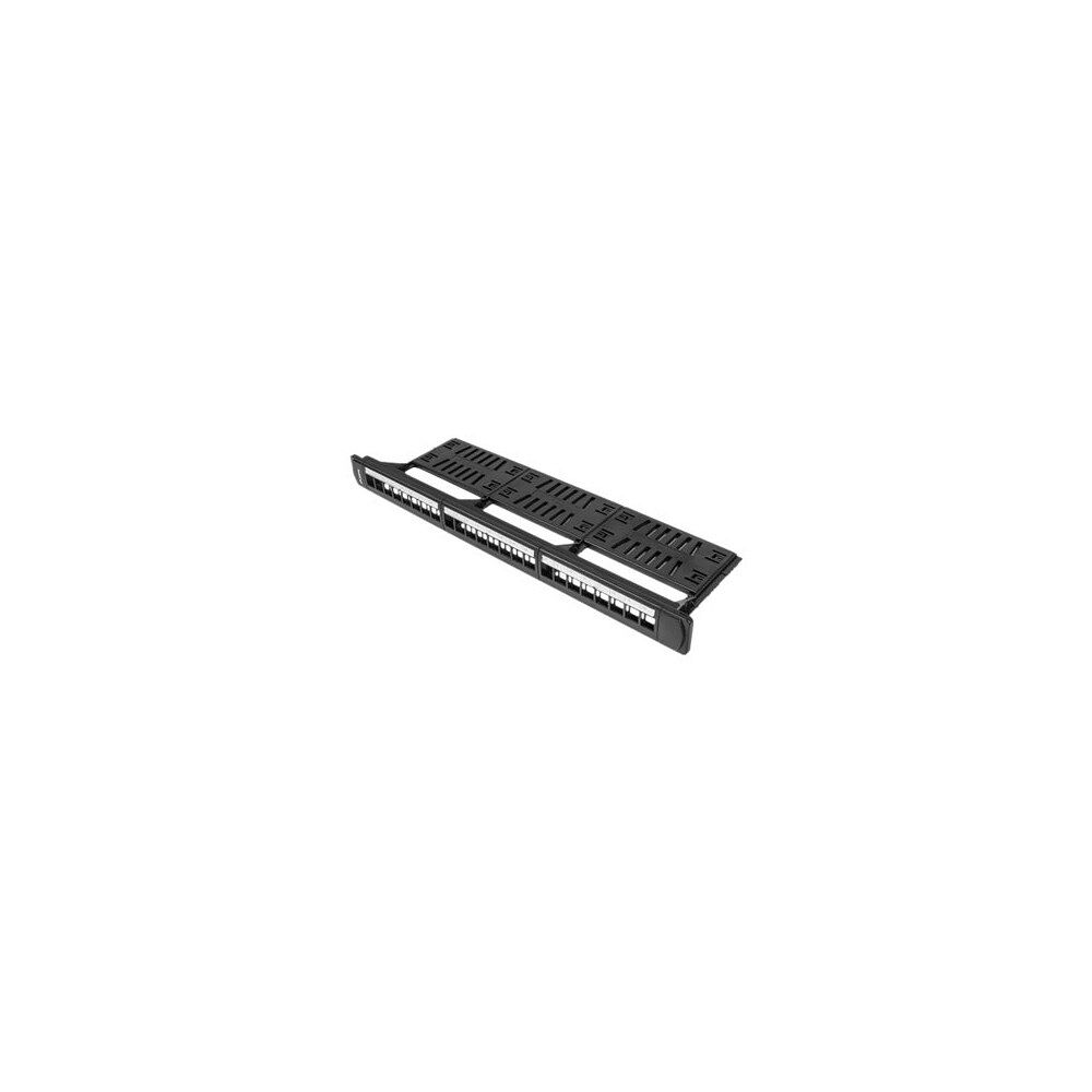 LANBERG Lanberg PPKS-1124-B - kopplingspanel (tom) - 1U - 19"