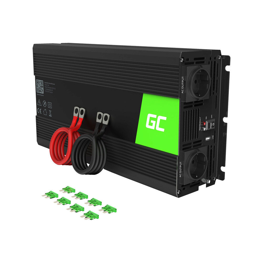 Green Cell Green Cell - DC-AC-omriktare - 1500 Watt