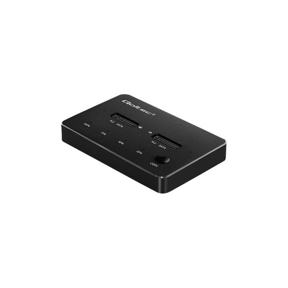 Qoltec Qoltec - SSD-dockningsstation - NGFF - M.2 Card / SATA 6Gb/s - USB 3.1
