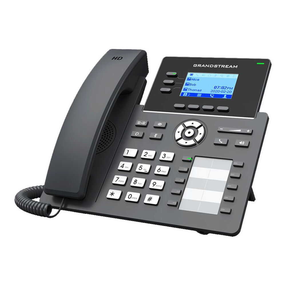 Grandstream Grandstream GRP2604P - VoIP-telefon - 5-vägs samtalsförmåg