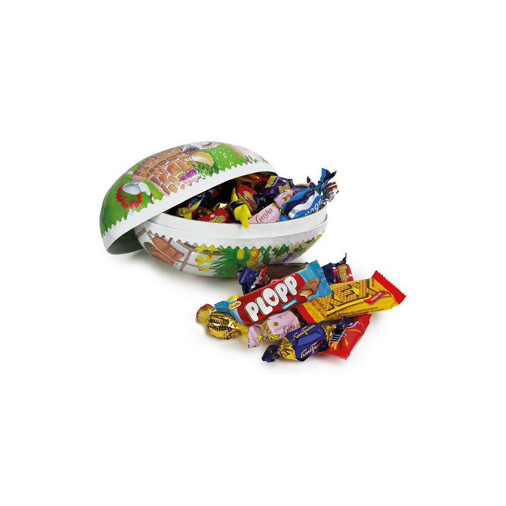 KARAMELLO Påskägg 18cm inslaget godis 500g