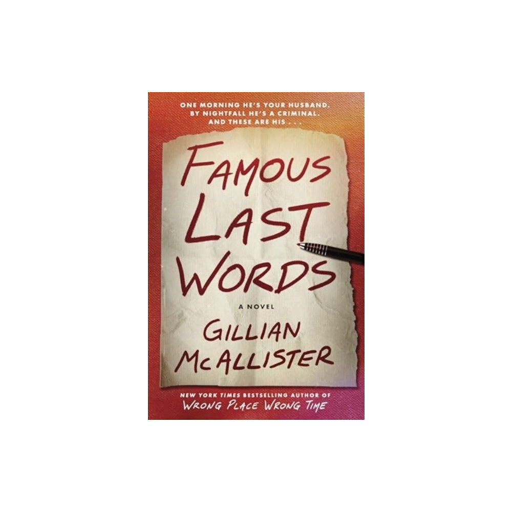 Gillian McAllister Famous Last Words (häftad, eng)