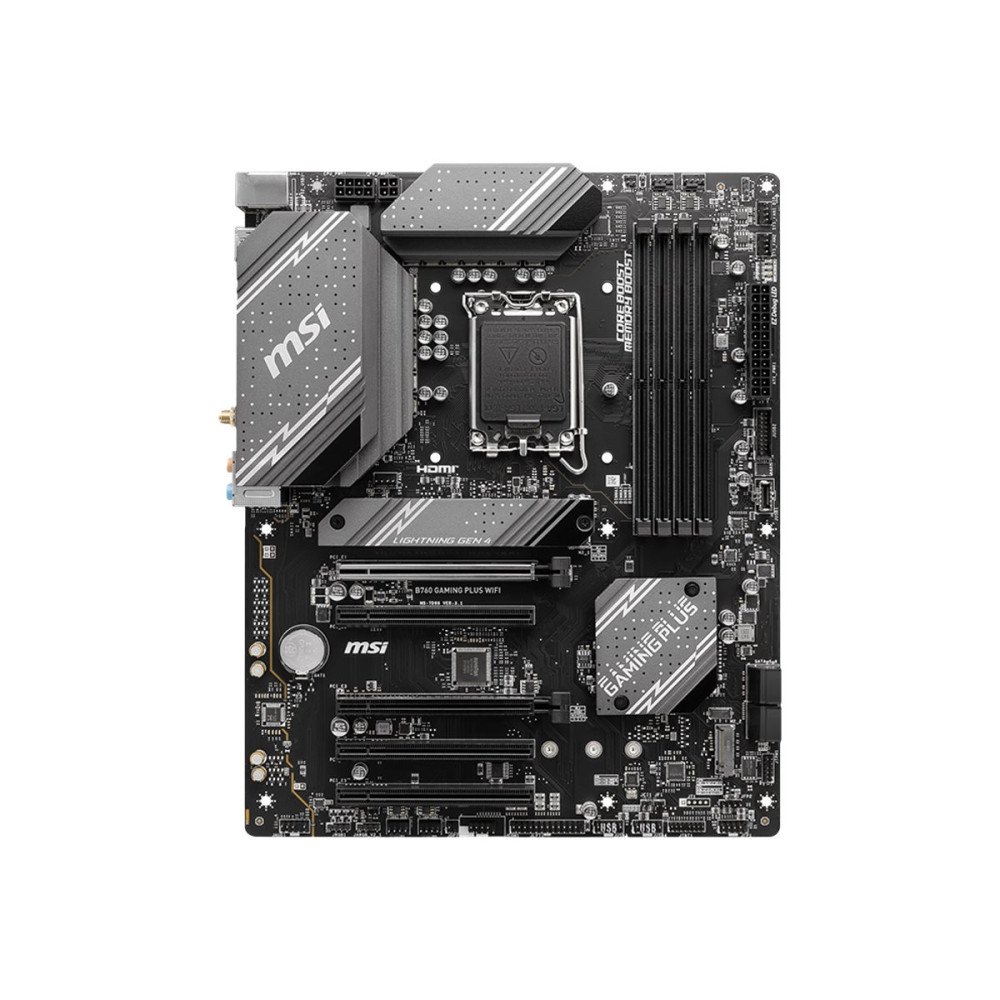 MSI MSI B760 GAMING PLUS WIFI - moderkort - ATX - LGA1700-uttag - B760