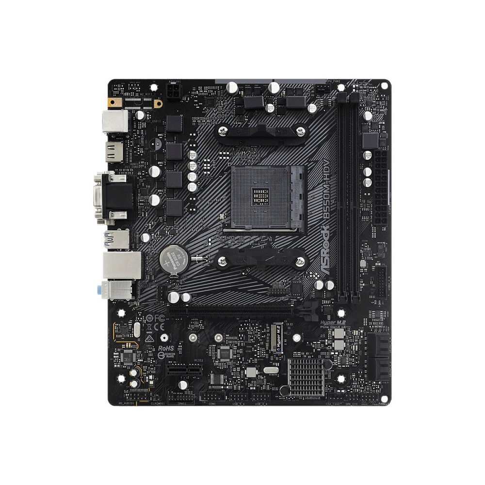 ASRock ASRock B550M-HDV - moderkort - micro ATX - Socket AM4 - AMD B550