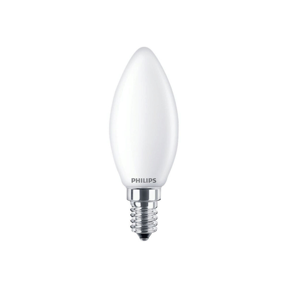 Philips Philips - LED-glödlampa - form: B35 - glaserad finish - E14 - 6.5 W - varmt vitt ljus - 2700 K