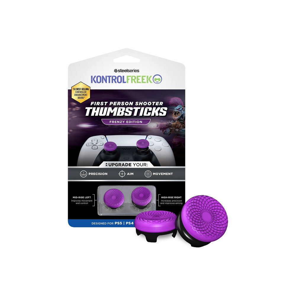 Steelseries KontrolFreek Performance Thumbsticks - Frenzy Edition - tumgreppsats för spelstyrenhet