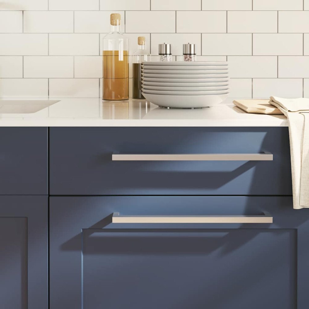 vidaXL Skåphandtag 5 st silver 320 mm rostfritt stål
