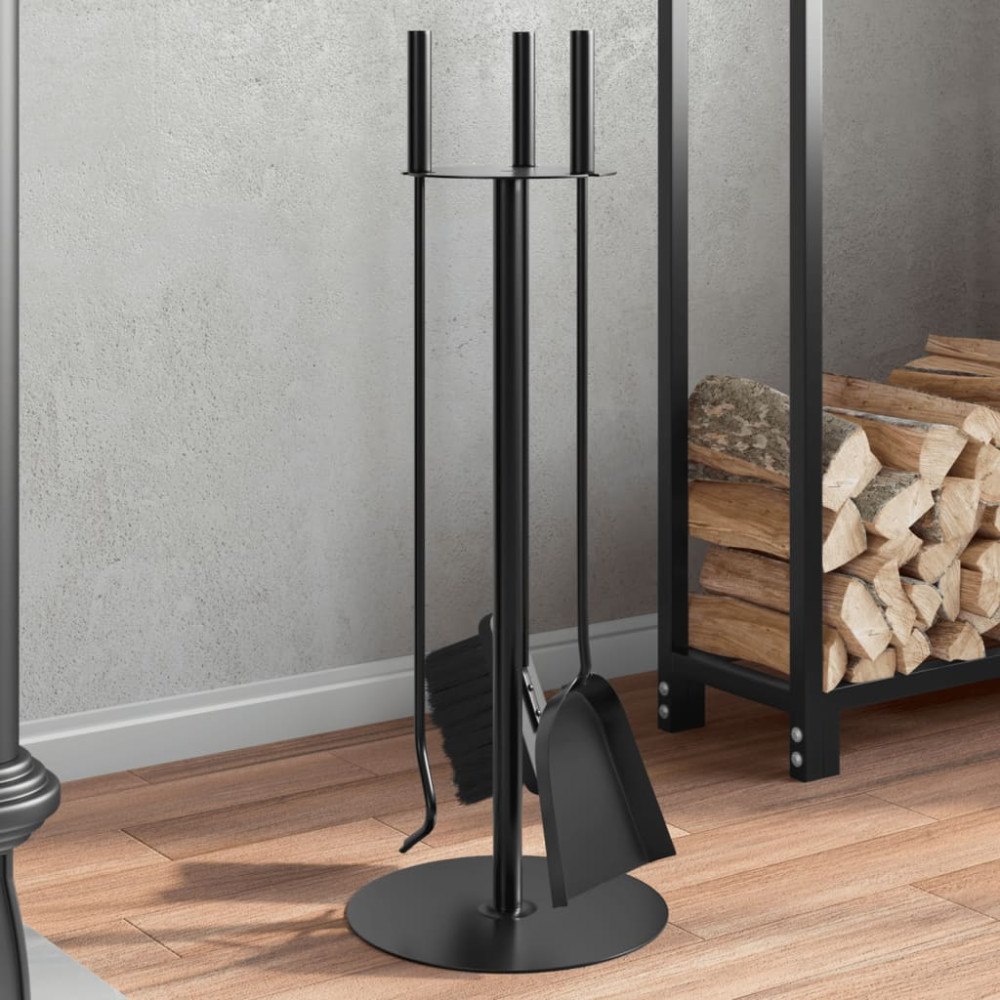 vidaXL Brasverktygsset 4 delar 22x59 cm stål