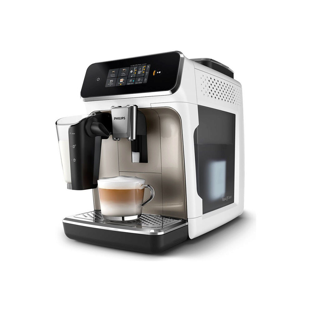 Philips Philips Series 2300 EP2333 - automatisk kaffekokare med cappuccinatore - 15 bar - vit/krom