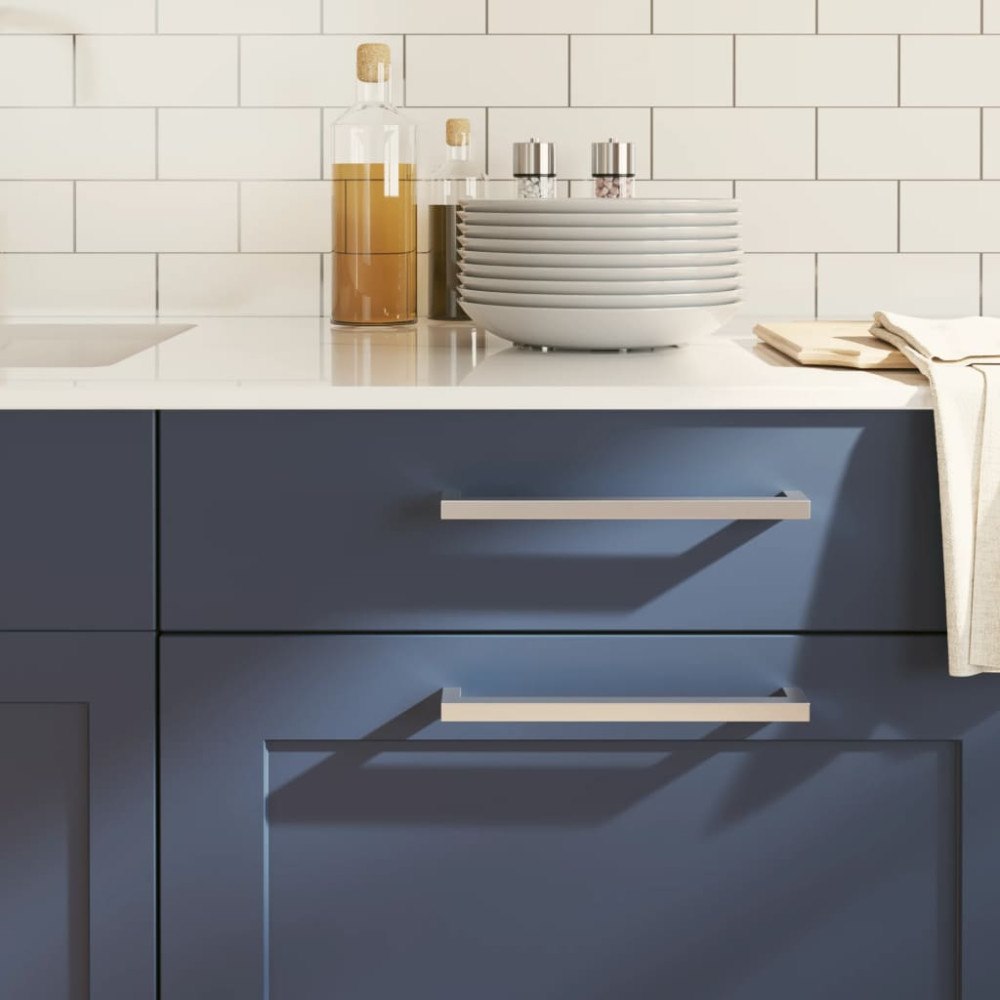 vidaXL Skåphandtag 20 st silver 224 mm rostfritt stål